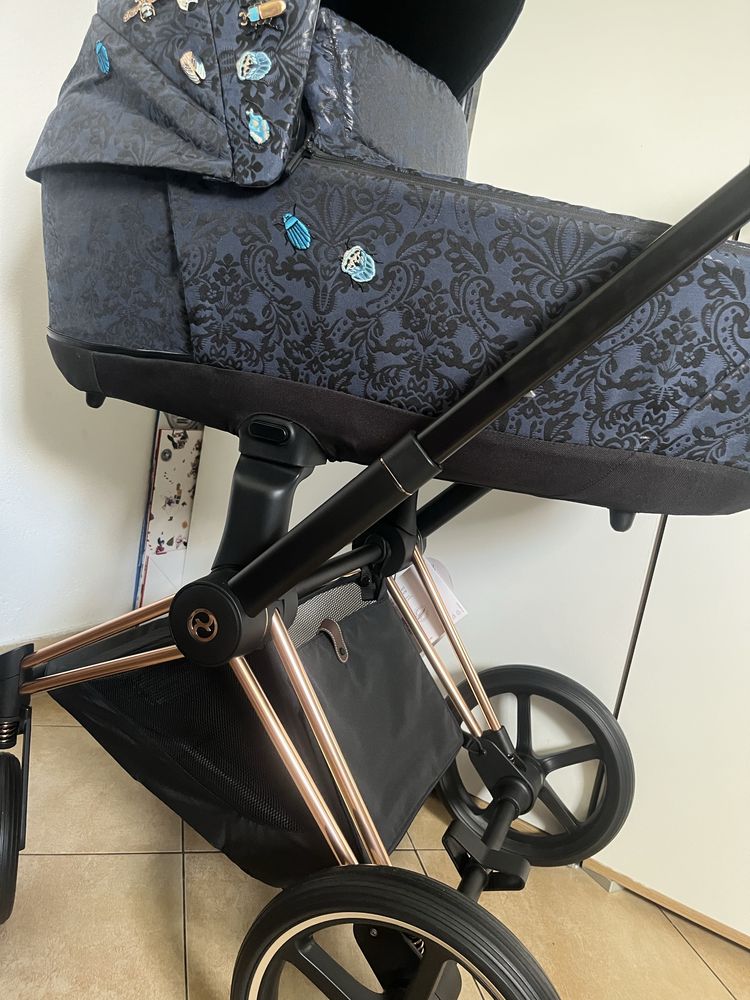 Wózek cybex priam 4.0 rose gold jewels of narure