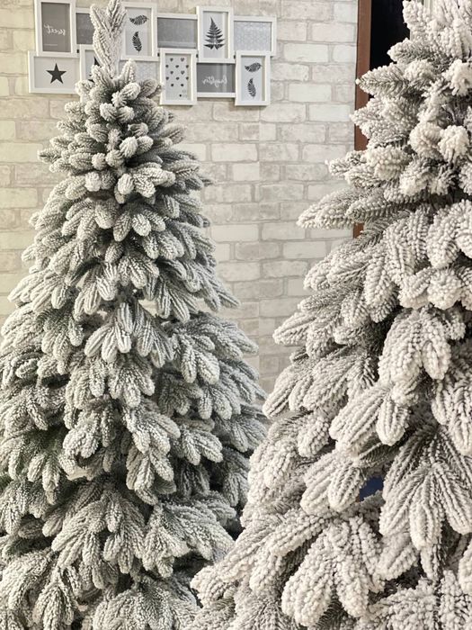 ЗАСНІЖЕНА Лита ялинка Версаль Альпійська! Заснеженная литая ель