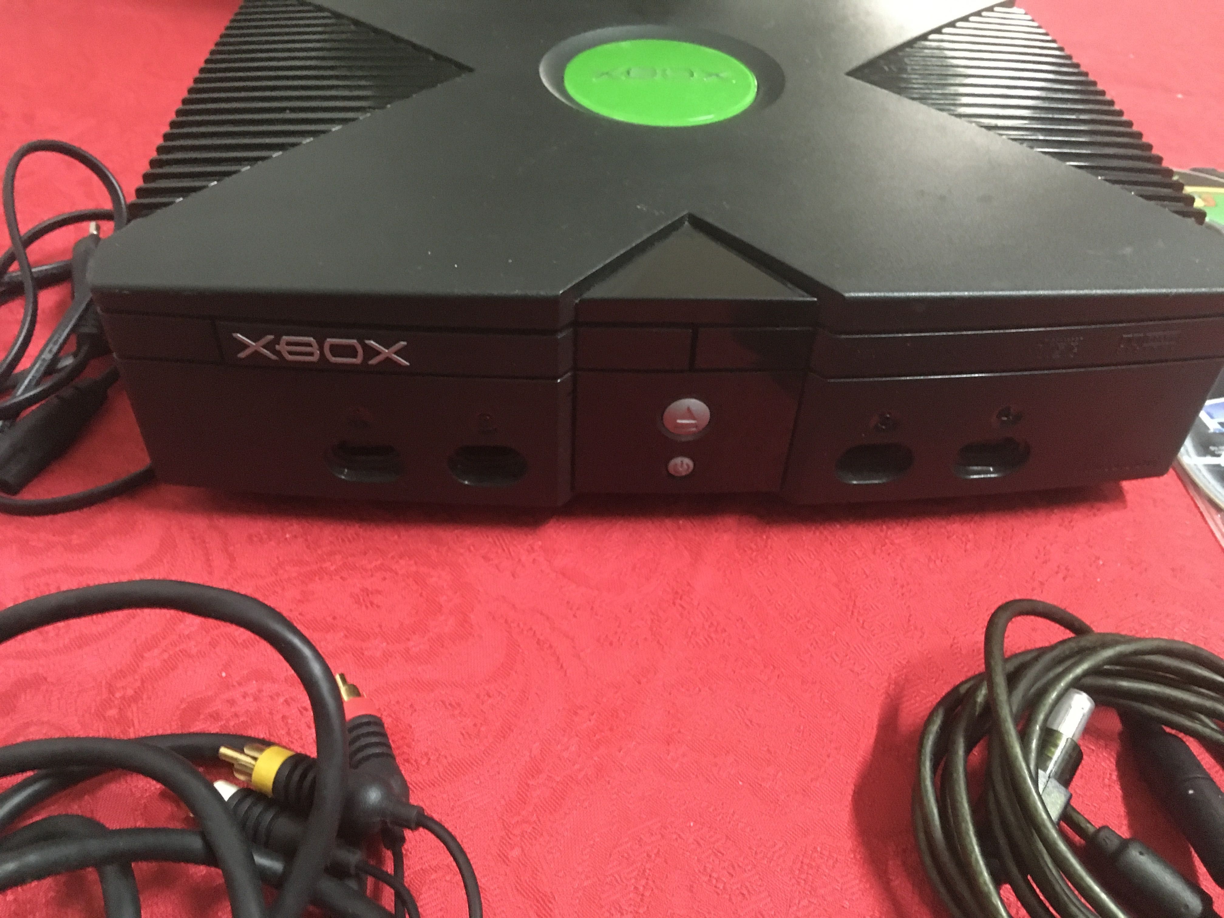 XBOX Clássica/1.a geração-Comando original e 2 jogos