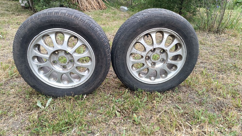 Титанові диски з резиною R15 2 шт