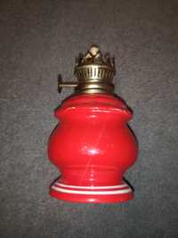 stara ceramiczna lampka naftowa