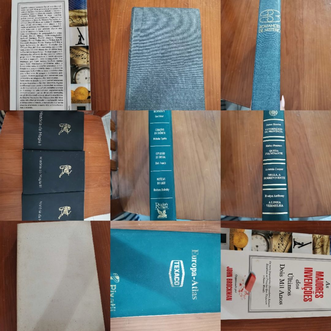 Vendo livros antigos