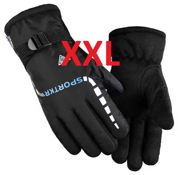 Rękawice SPO-KR-BLU roz.XXL,do 10cm,zima,jesień,wiosna,rower,hulajnoga