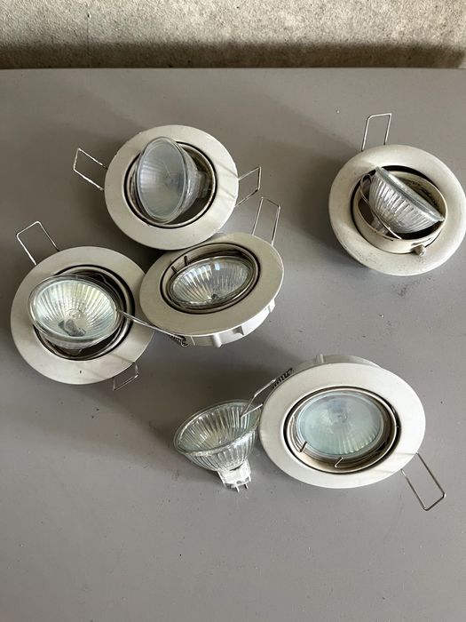 LED embutido teto lote de 5 com 6 led