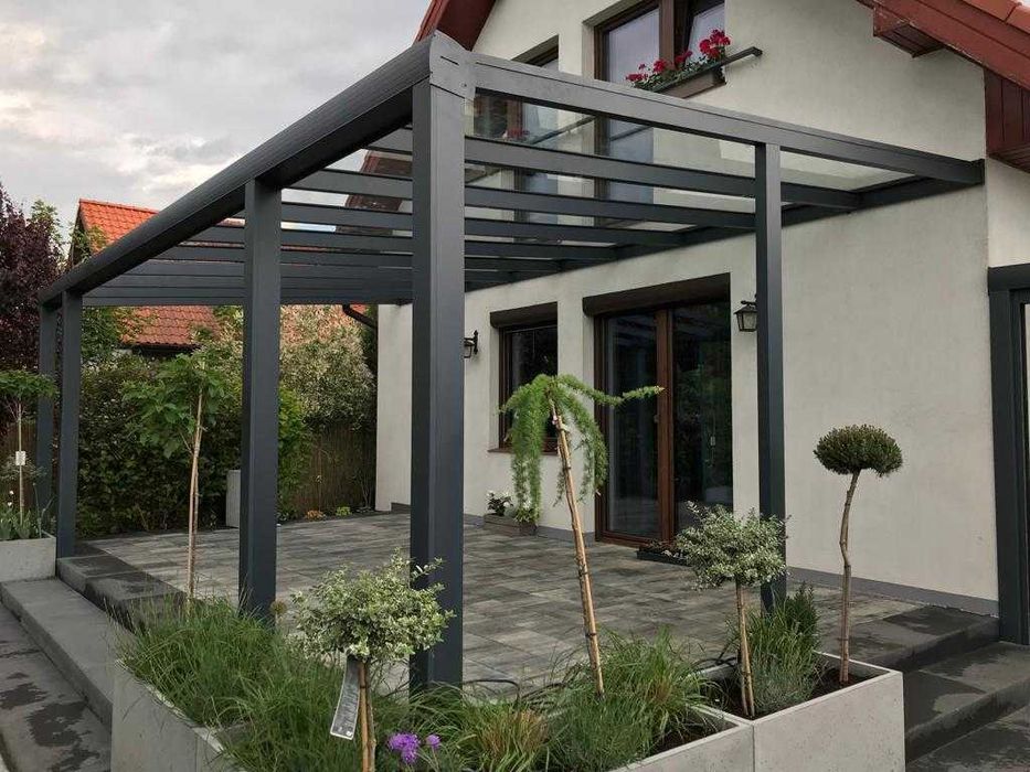 zadaszenie tarasowe aluminiowe 4,06x3