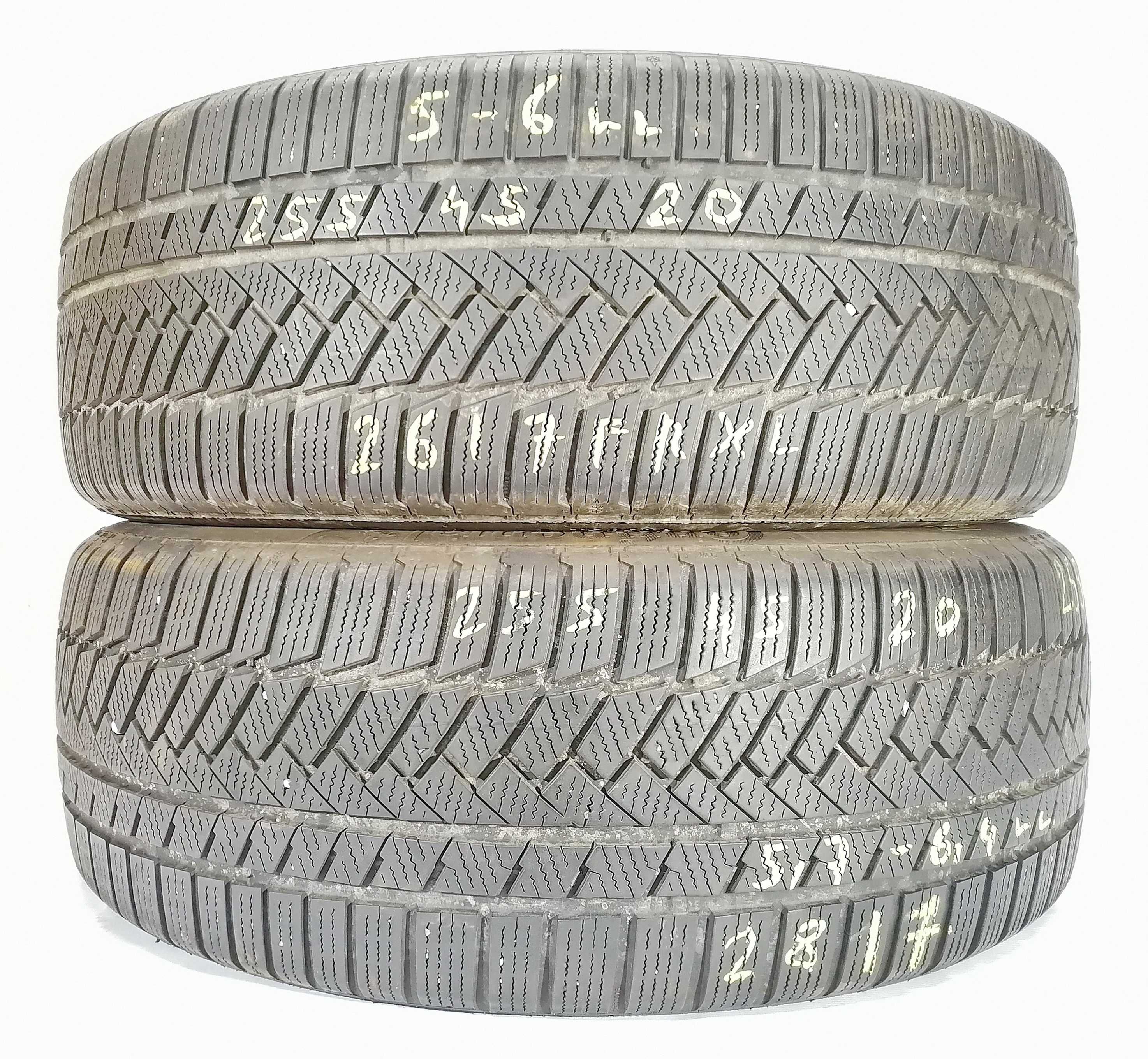 2x 255/45 R20 Continental TS850p opony zimowe 6 mm / wysyłka montaż