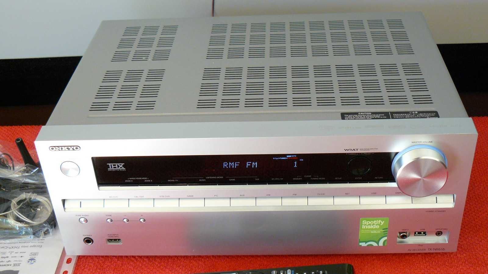 ONKYO TX-NR616 4K Wzmacniacz 7.2 kanałów 7x165W