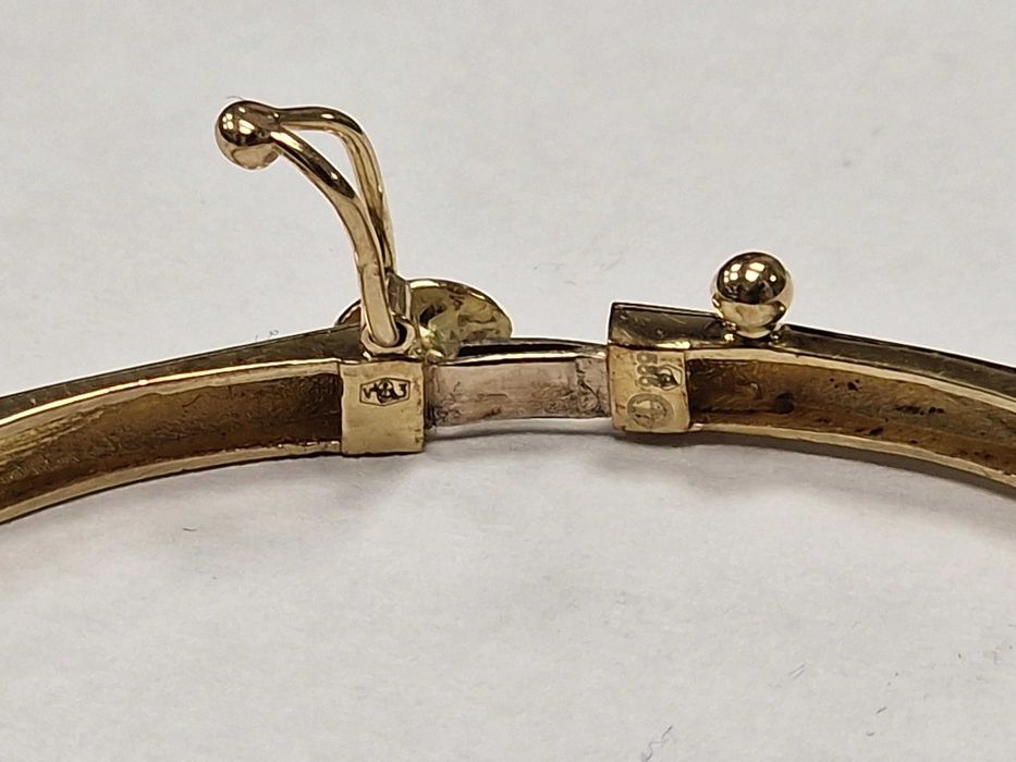 Złota bransoletka damska/ 585/ 7.11 gram/ od Apart/ Sztywna/ nowoczesn