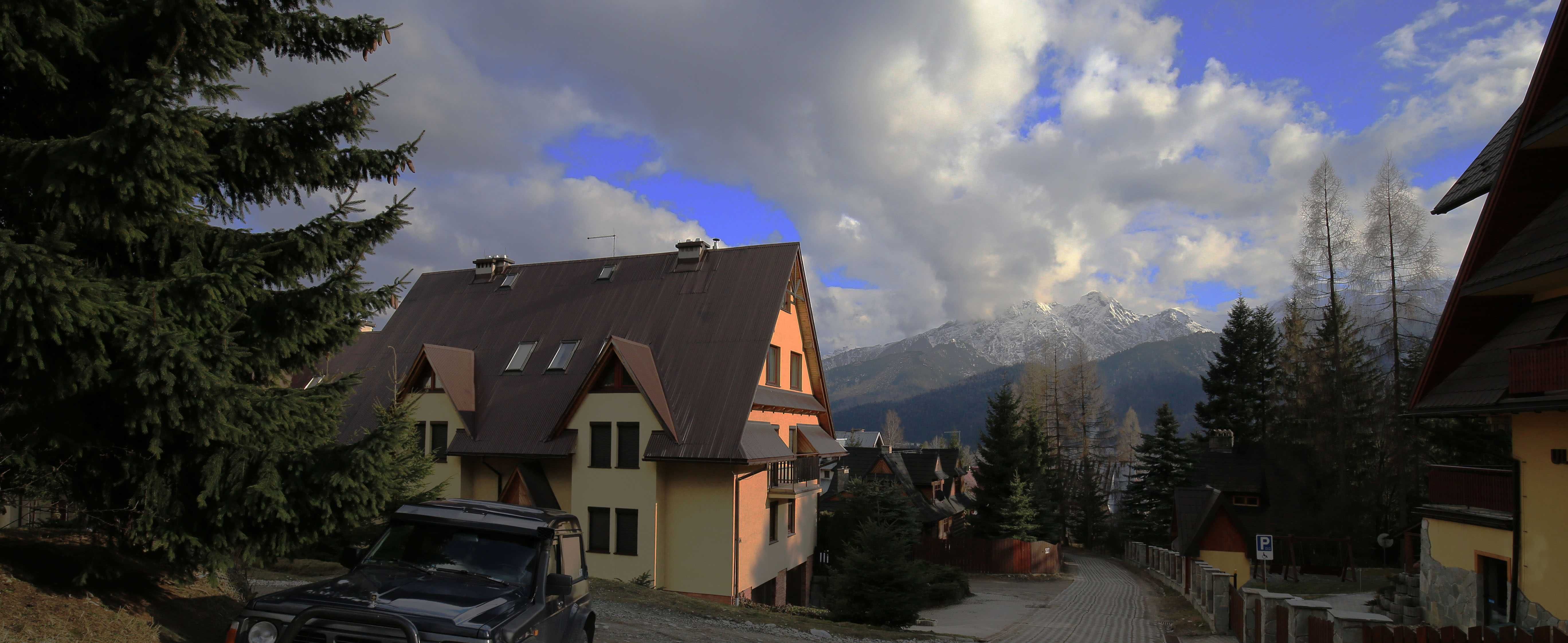 duży apartament kominek 5-8 osób Zakopane Kościelisko panorama Tatr