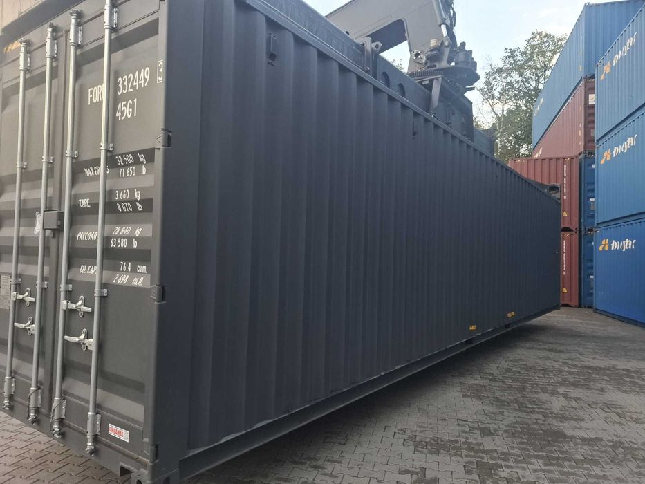 Kontener morski 40'HC 12m magazyn nowy One Way