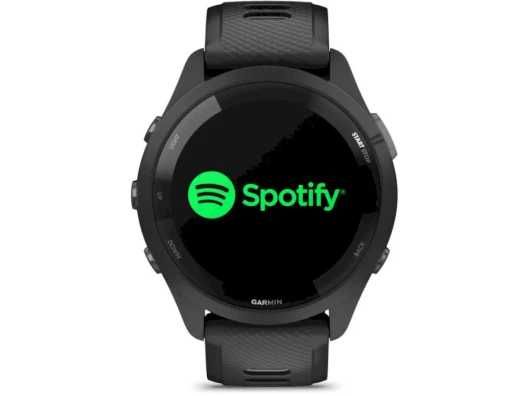 Garmin Forerunner 265 Black Bezel and Case w.Black/Powder GraySilicone