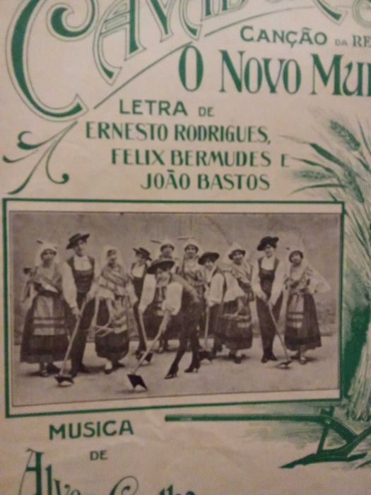 Partitura: Os Cavadores "O Novo Mundo" - Alves Coelho