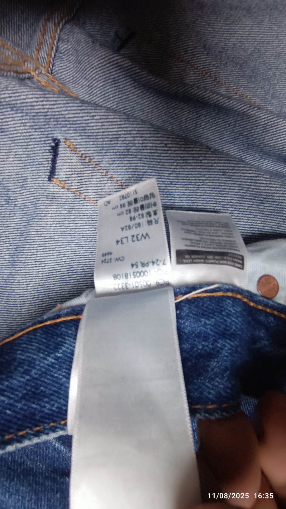 Levi's 501 W32L34