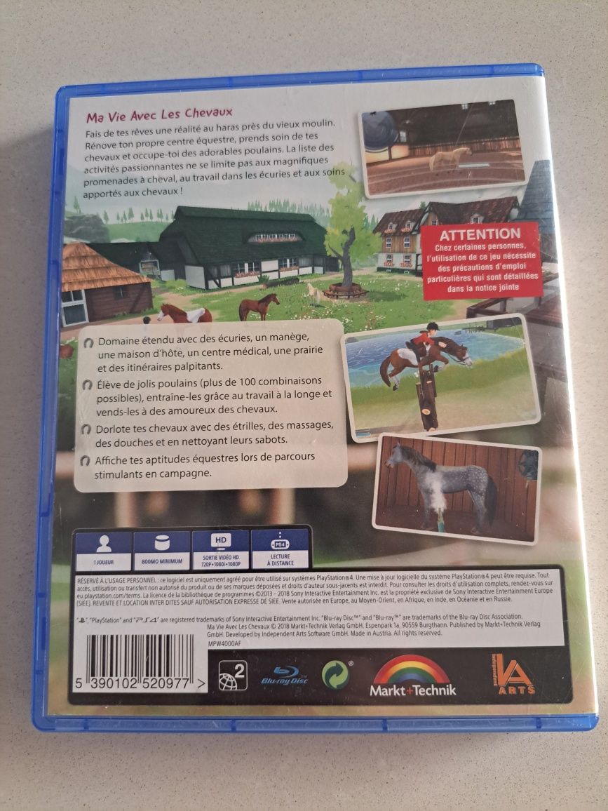 Gra PS 4 - Ma Vie Avec: Les Chevaux - gra o koniach