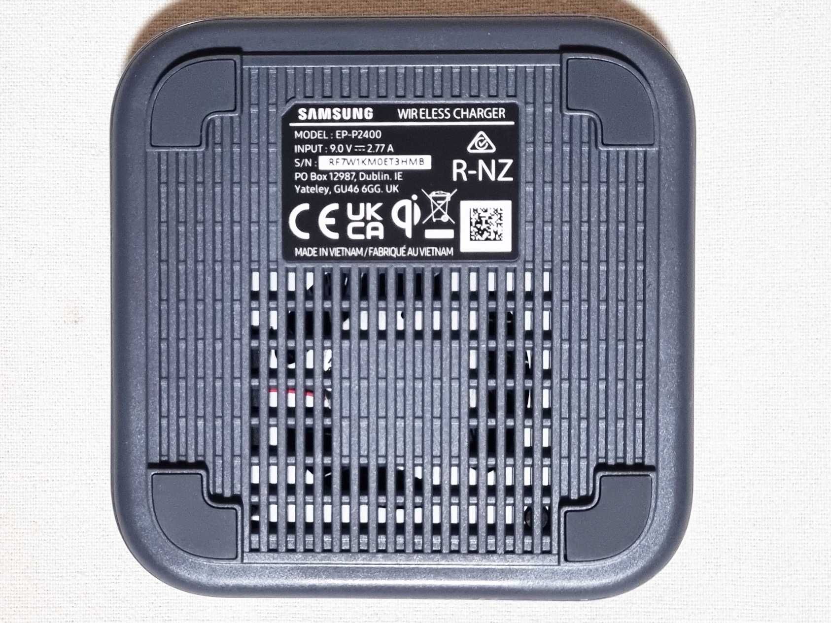 Ładowarka bezprzewodowa indukcja SAMSUNG 15W + ładowarka sieciowa 25W