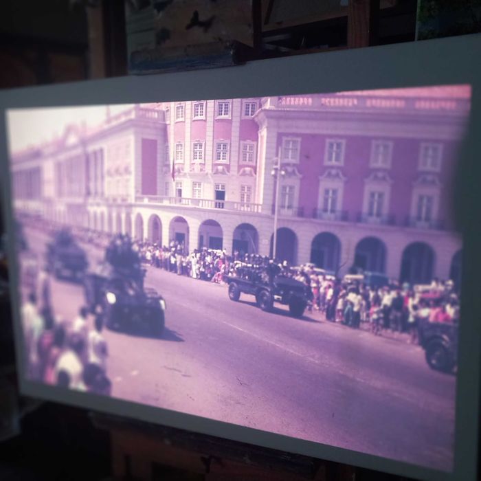 Conjunto de vários slides década 50/60