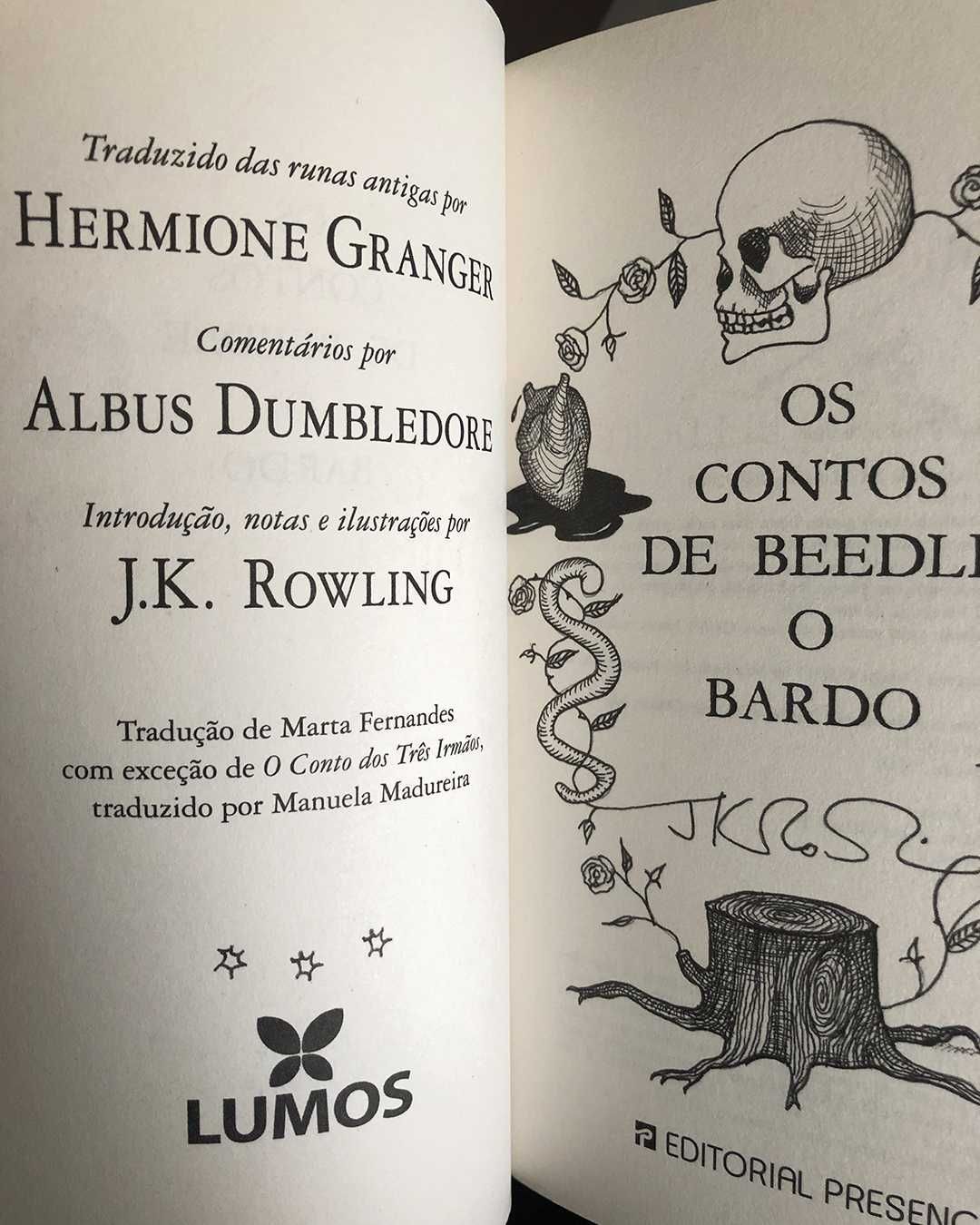 OS CONTOS DE BEEDLE, O BARDO - J. K. Rowling - ilustrado