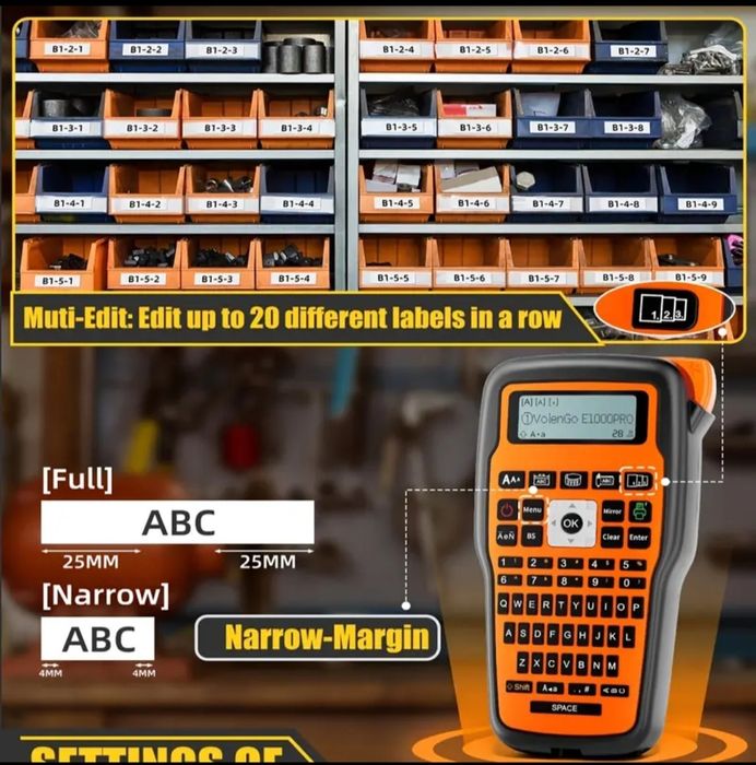 Принтер етикеток E1000 Pro