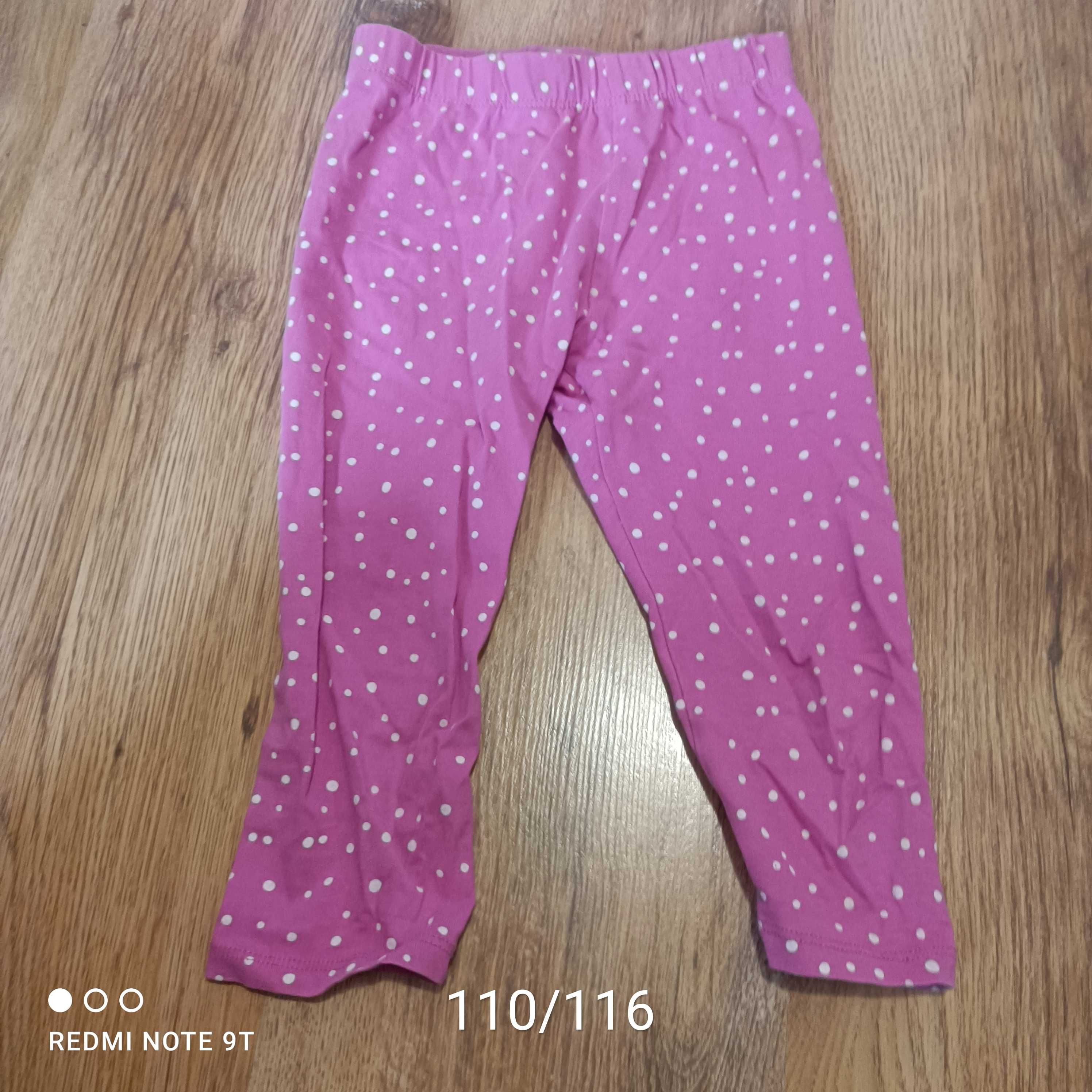 Legginsy 3/4 dla dziewczynki 110/116