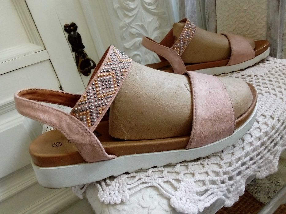 GRATIS sandały damskie 39 buty letnie comfort step klapki