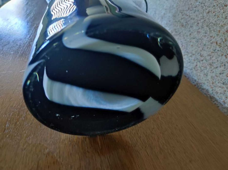 Ręcznie robiony wazon ze szkła artystycznego Makora Krosno