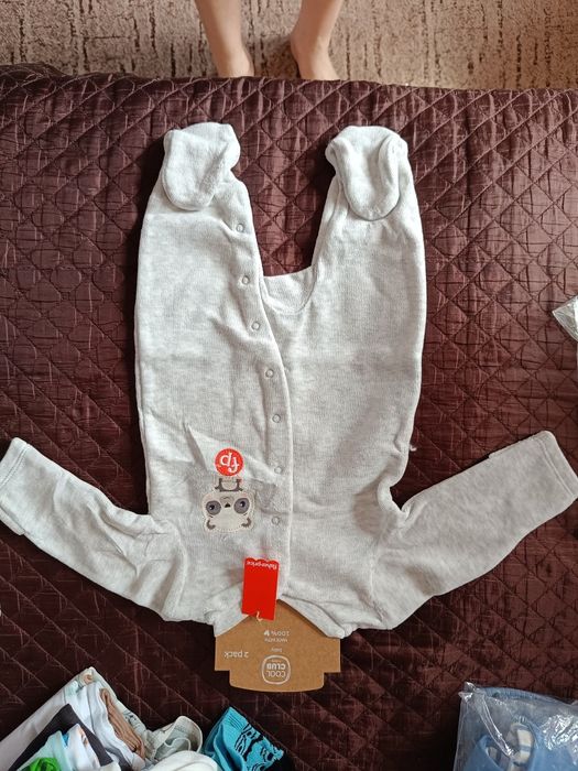 Pajacyki niemowlęce r. 56, dwupak