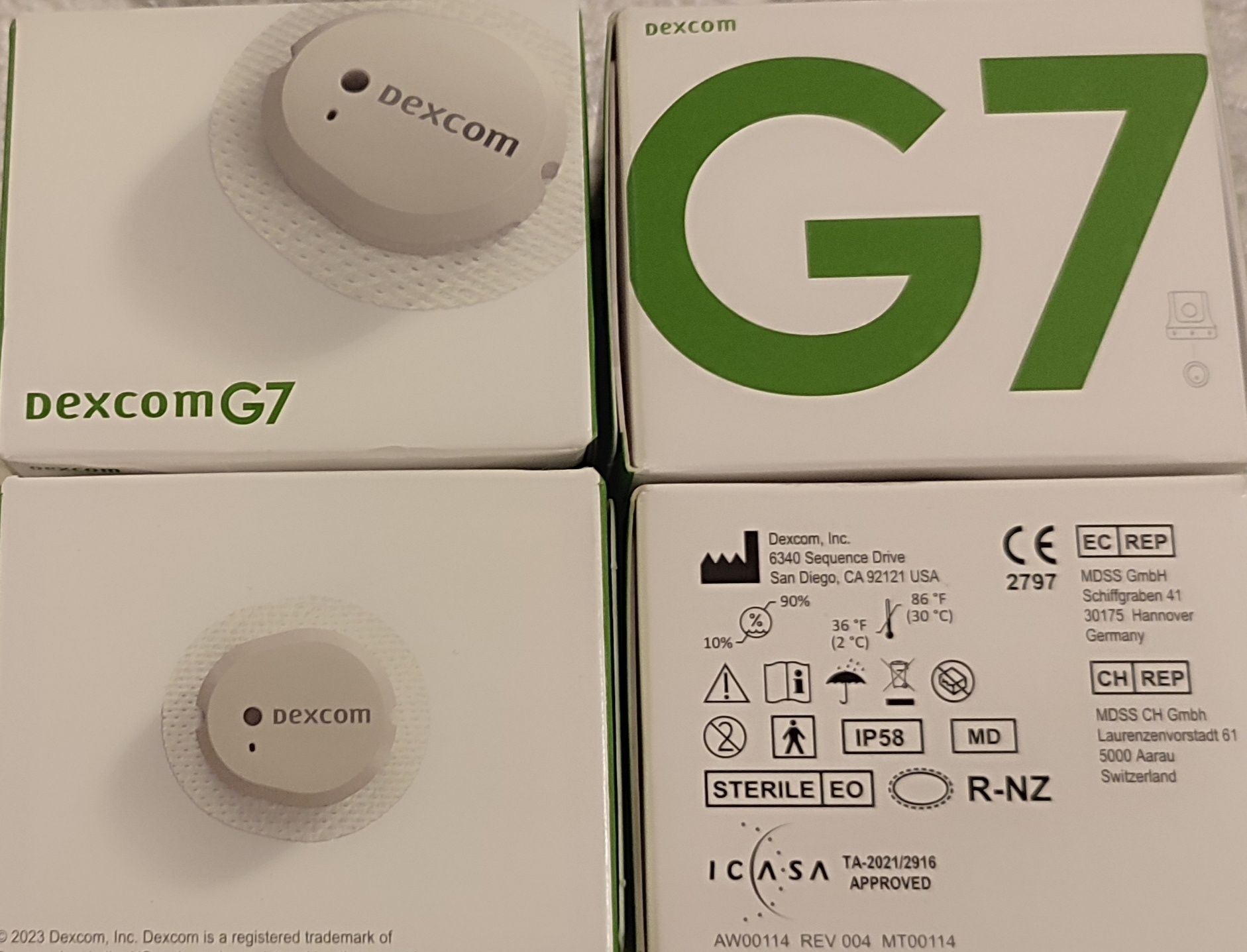 Czujnik poziomu cukru we krwi dexcom g7. Możliwa Zamiana na libre3