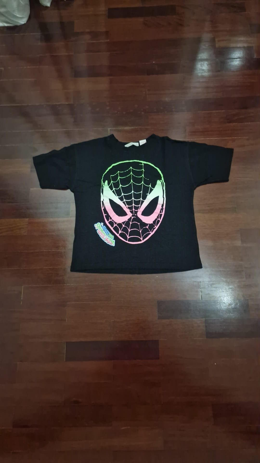 T-shirt Spider-Man Preta, MARVEL