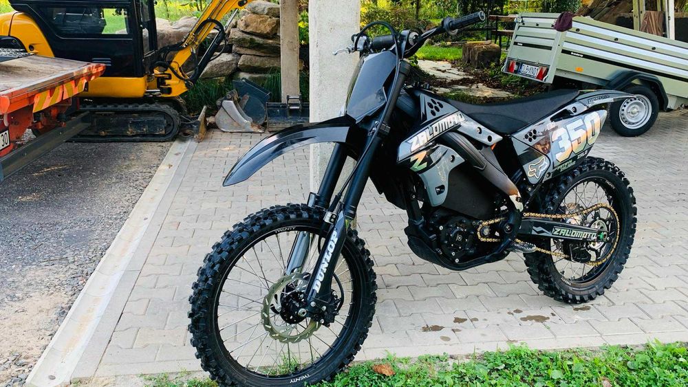 ELEKTRYK! Motocykl elektryczny o mocy 30kW, konwersja Kawasaki KX 250F