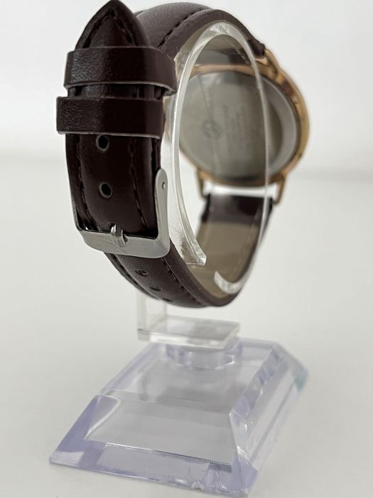 Relógio Vintage Cauny Prima c/ Bracelete Castanha