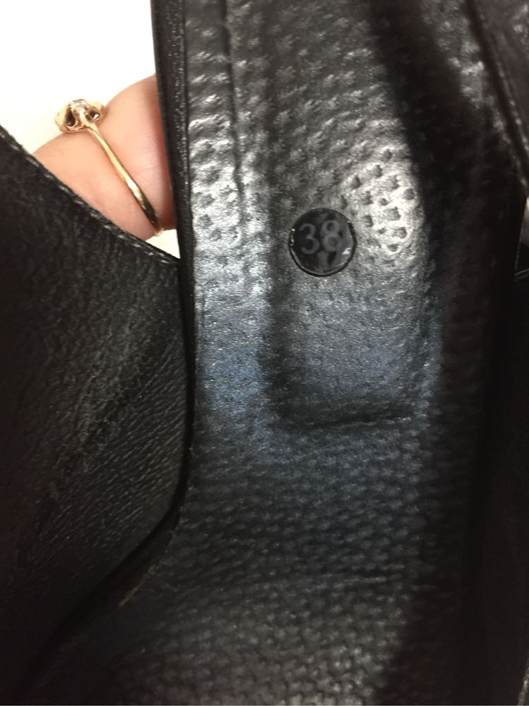 Buty sandały czarne damskie rozmiar 38