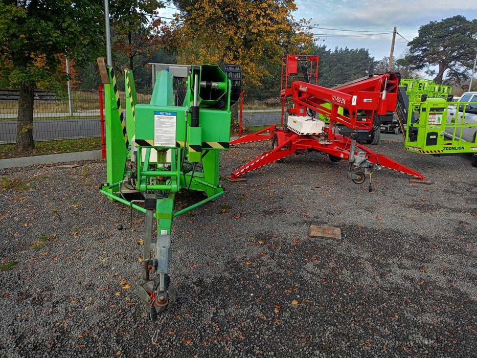 Podnośnik  koszowy PAJĄK , podnośnik na przyczepie , 17m - WYNAJEM