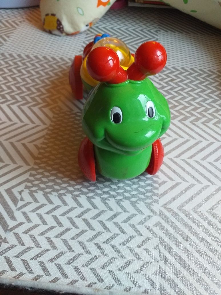 3szt. Ślimak fisher price, gosiennica vtech, pirat smyk