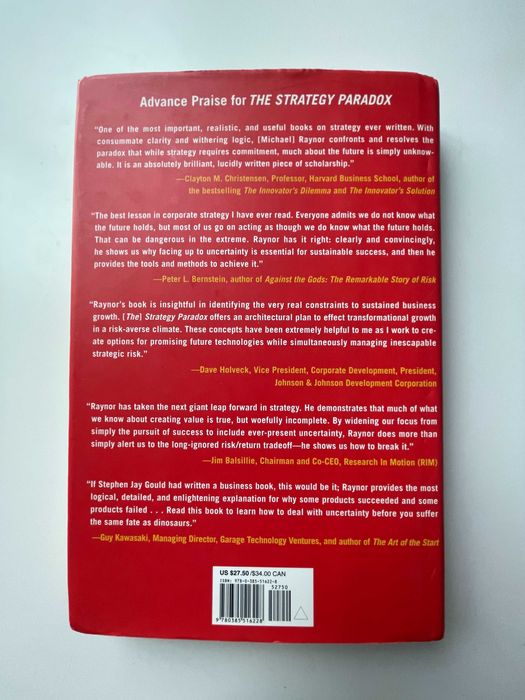 The Strategy Paradox: Why Committing to Success Leads to Failure