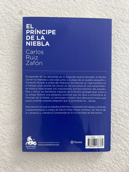El principe de la nebla - Carlos Zafon