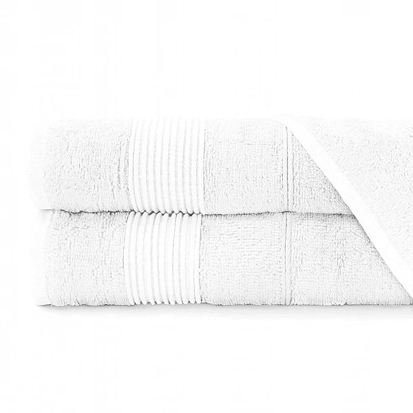 Ręcznik 50x90 Bambusowy Bawełniany 500g/m2 Bamboo Moreno Biały