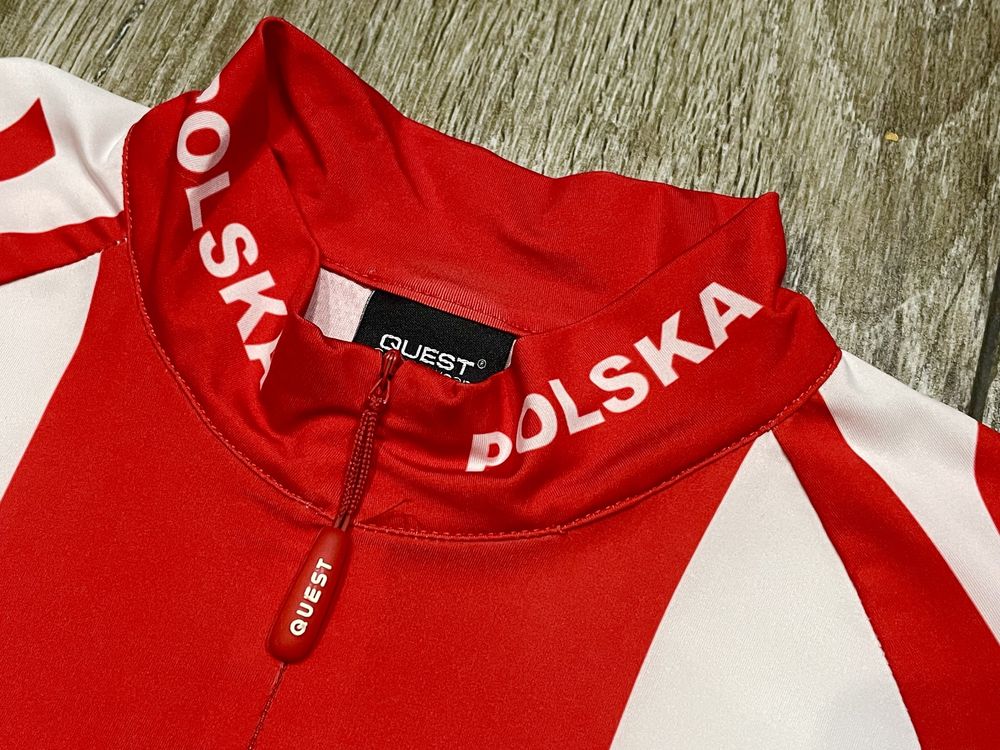 Unisex Koszulka Kolarska TEAM CCC Kadry Polski QUEST r. M