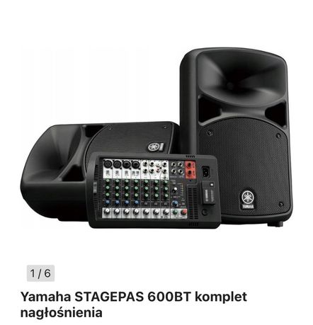 Zestaw nagłośnienia Yamaha 600BT