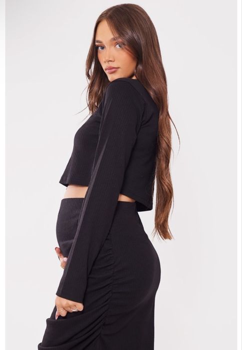 Кроп топ від бренду PLT, розмір S.