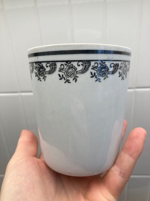 Kubek ceramiczny Chodzież PRL sygnowany