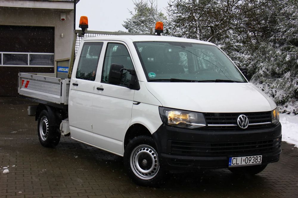 Volkswagen Transporter T6 2.0 TDI 102KM DOKA BRYGADÓWKA 6 OSÓB FV23%  T6 2.0 TDI 102KM DOKA BRYGADÓWKA 6 OSOB Perfekt Auto FV23%