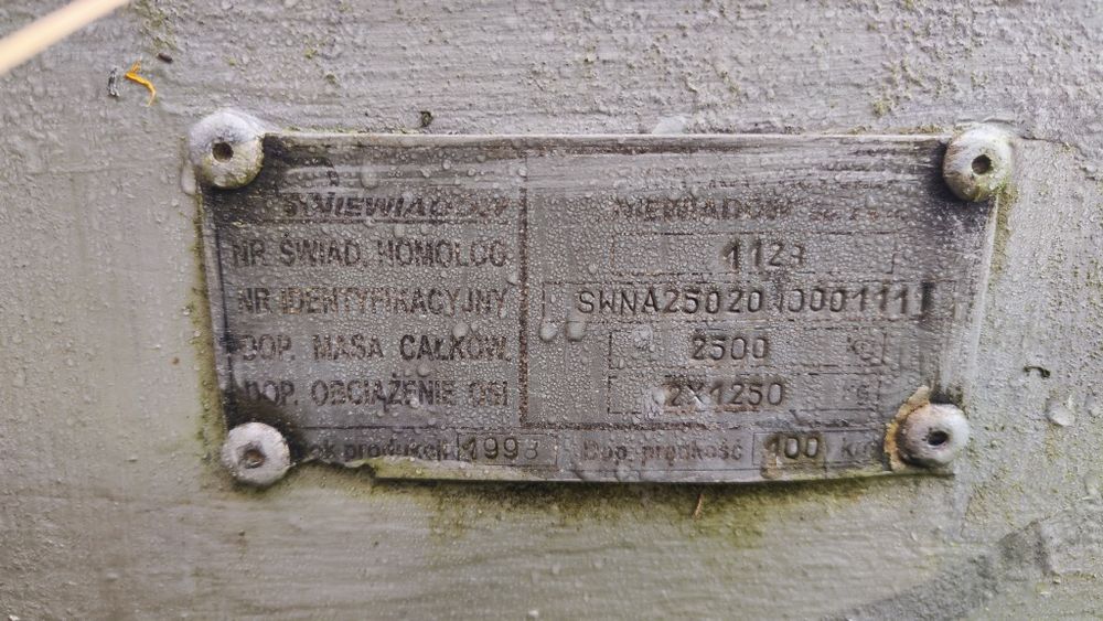 Przyczepka i laweta Niewiadów SOLIDNA