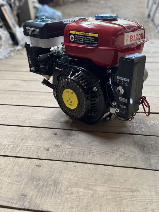 Двигатель бензиновый Бизон GX-220 170FE 7.5 л.с с электростартером