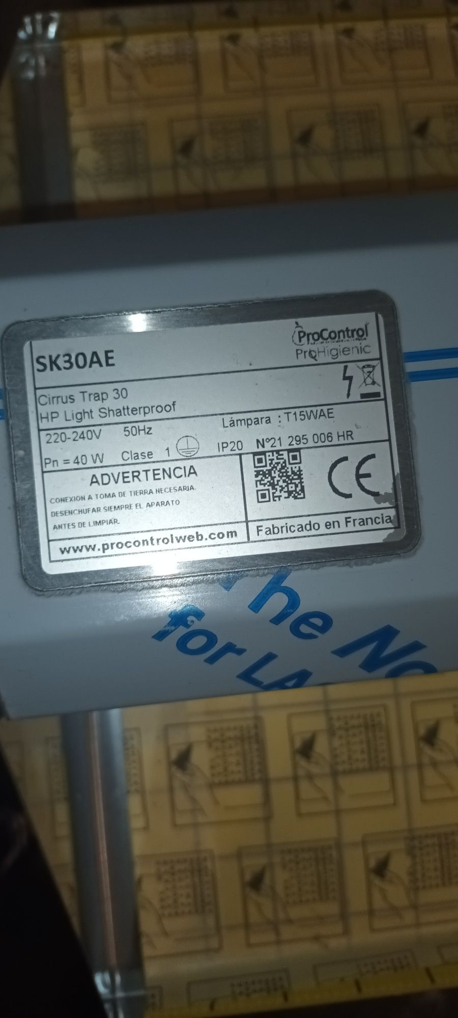 Insectocaçador em inox 40W industrial