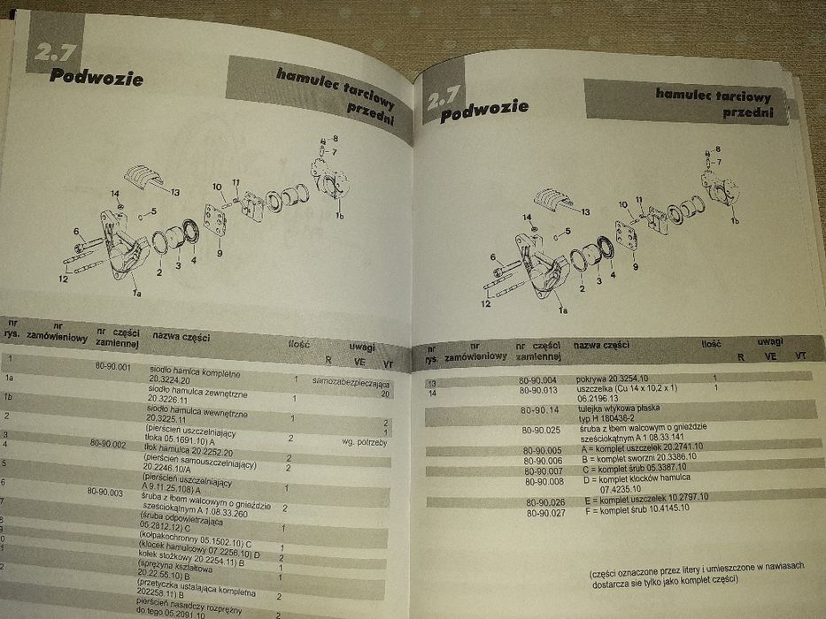 Katalog czesci instrukcja obsługi simson sr50 sr80 skuter silnika ramy