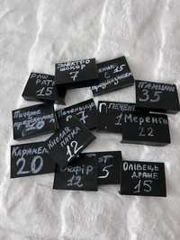 Ценник меловой крейдовий цінник табличка чорна ціна магазин кавярня