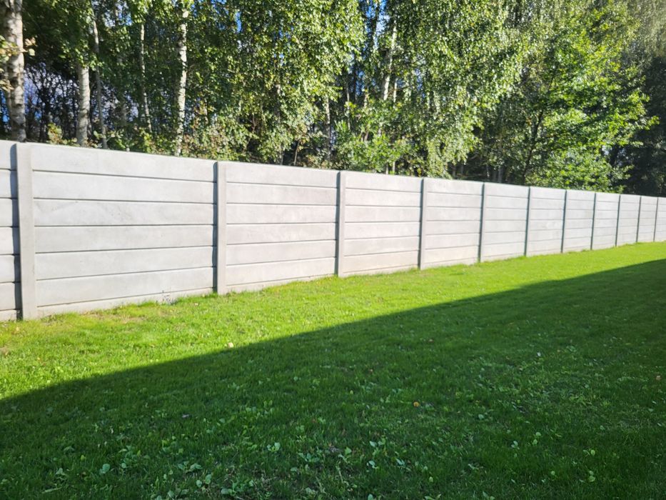 Ogrodzenie betonowe z montażem - Producent - ogrodzenia