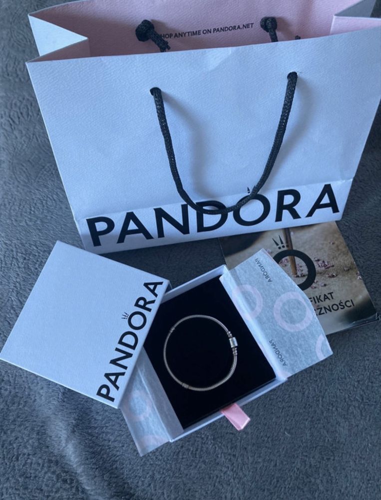 pandora bransoletka na charmsy NA GWARANCJI DO GRUDNIA