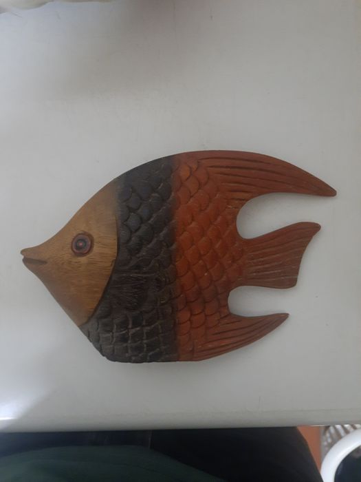 Peixe em Madeira para decoração