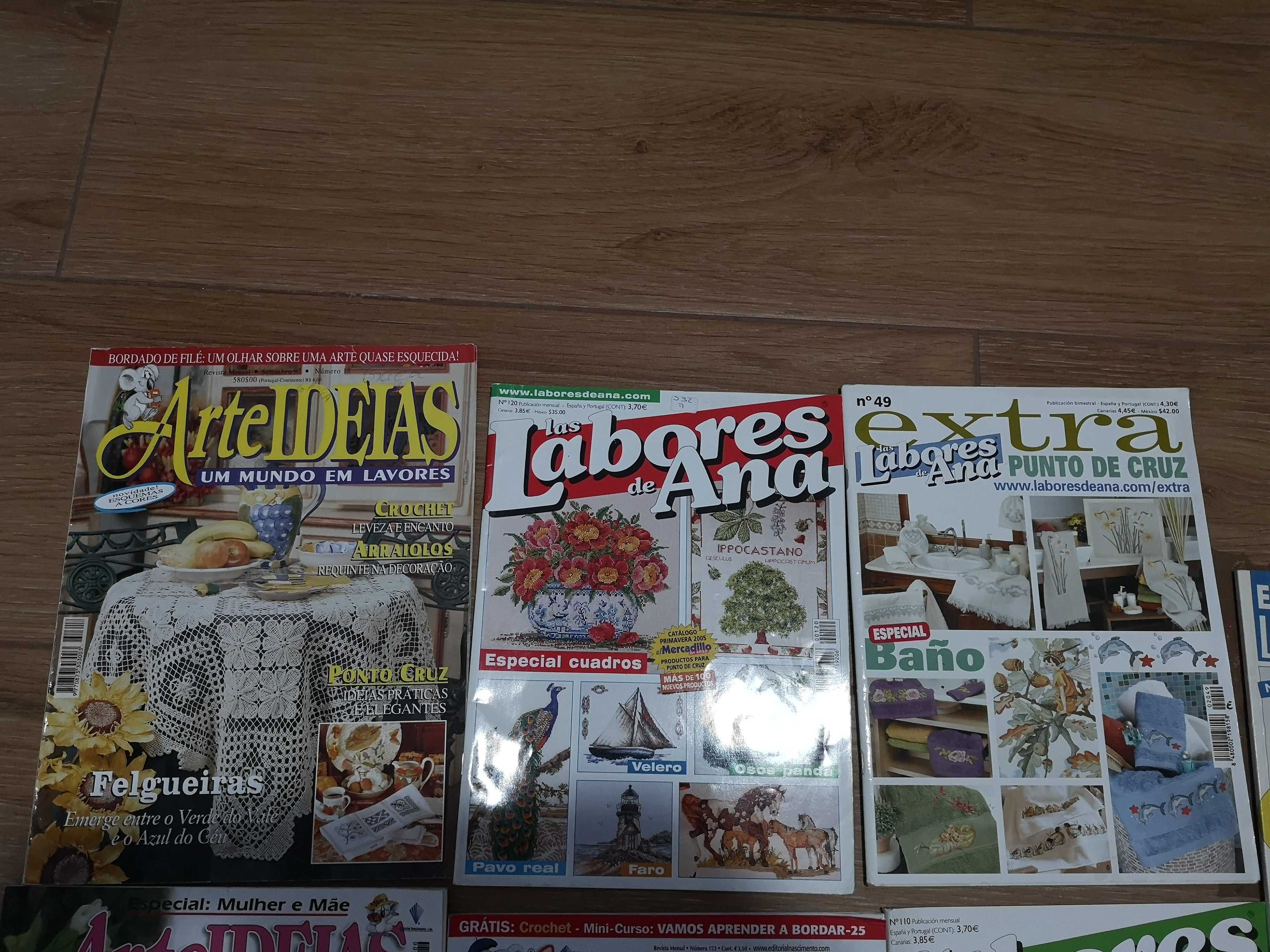 revistas de rendas e bordados